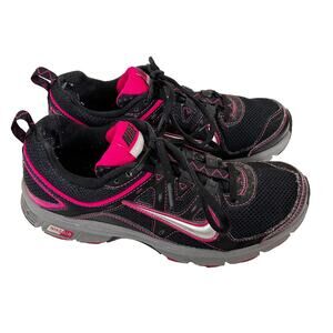 Nike Alvord Black Pink Trail Running Training Sneakers Sz 8